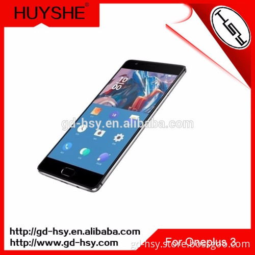 HUYSHE Wholesale Mobile Phone Accessory 9h Hardness 3d Tempered Glass Screen Protector For oneplus 3